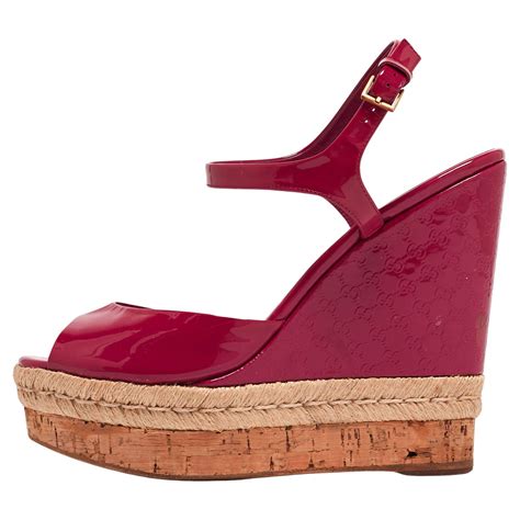 gucci hollie wedge|gucci wedges for women.